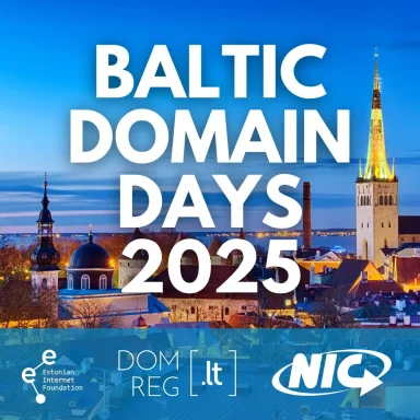 Baltic Domain Days 2025 - 7.-8. oktobris, Tallina, Igaunija