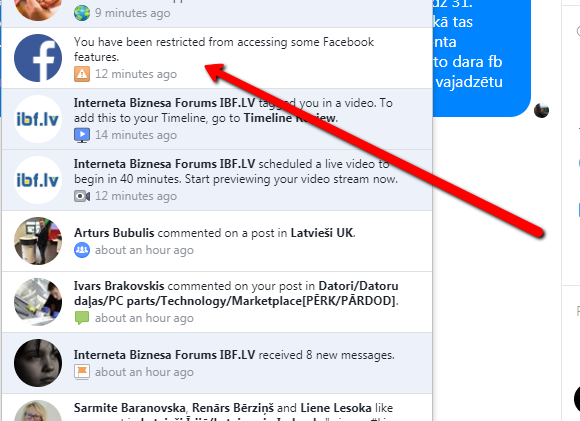 Facebook sāk banot cilvēkus, kuri pārāk bieži sāk šārēt savu saturu citās fb grupās