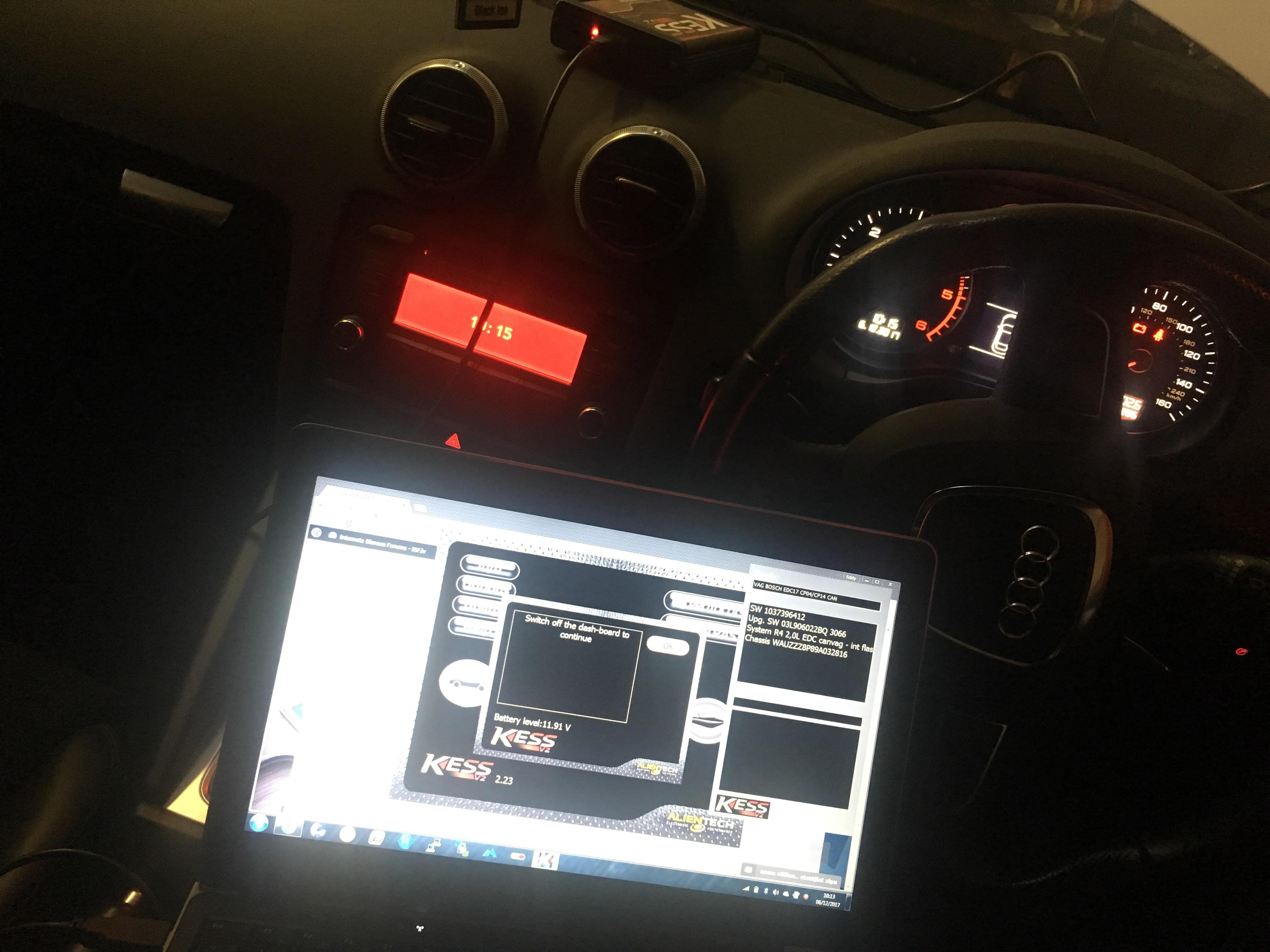 Audi A3 ECU reading