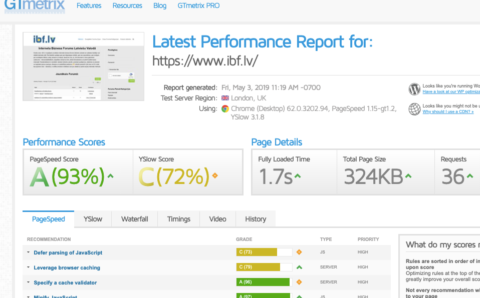 ielāde: 1.7 sekundes