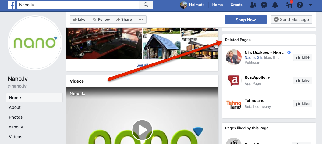 nano.lv facebook lapas related pages