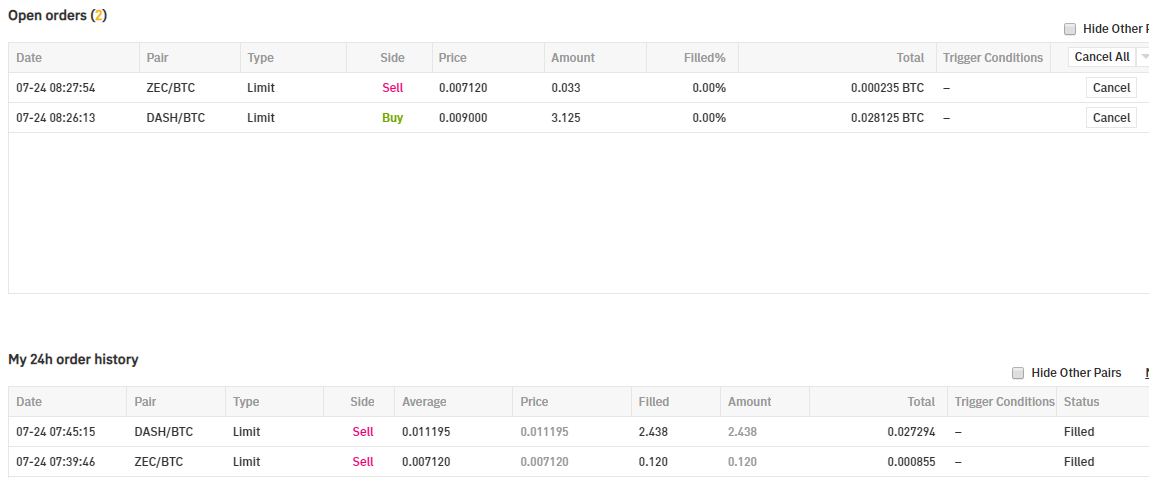 salikti šādi orderi