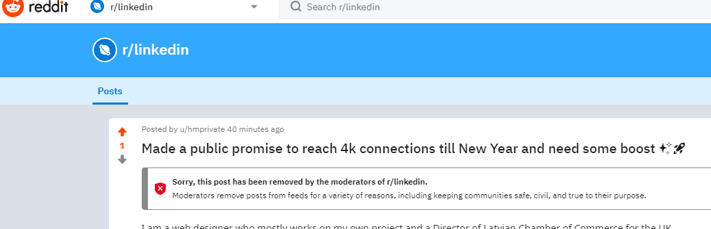 reddit posts noņemts