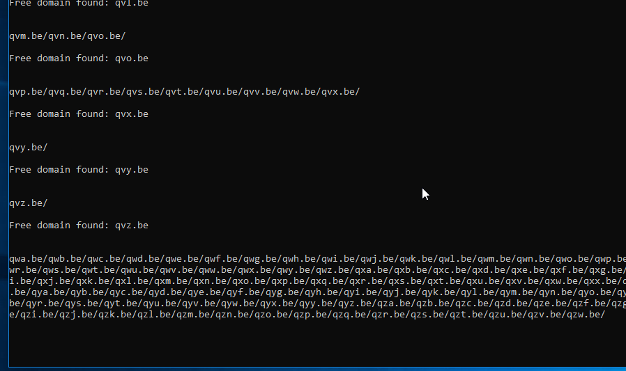 notiek brīvo 3burtu LV domēnu skanēšana